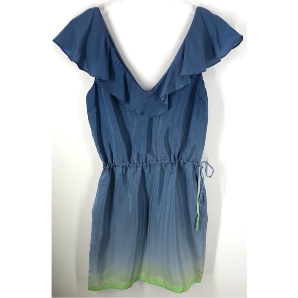 Adam Lippes Silk Ombre Dress - Picture 2 of 6